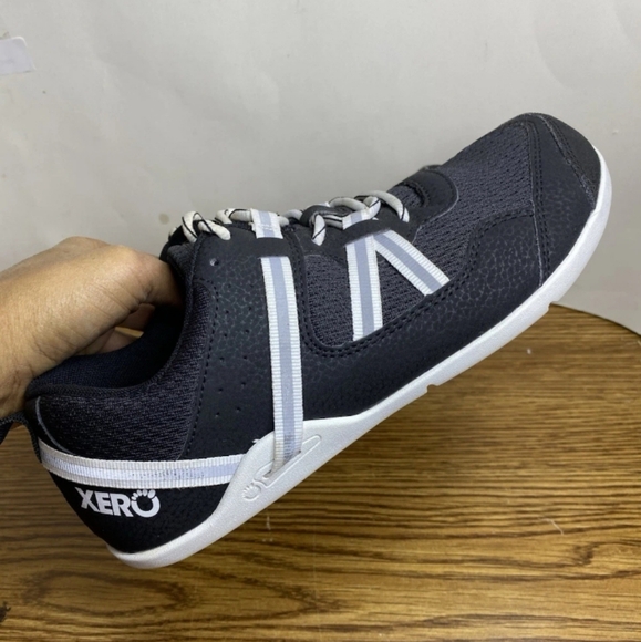 Xero Prio Barefoot Minimalist Zero Drop Black White Athletic Shoes Women Size 8 - Picture 5 of 12